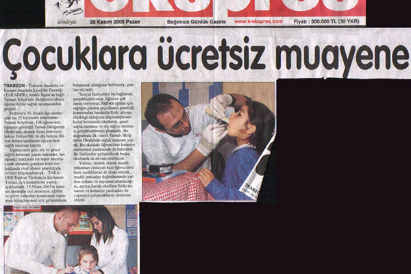 Çocuklara Ücretsiz Muayene